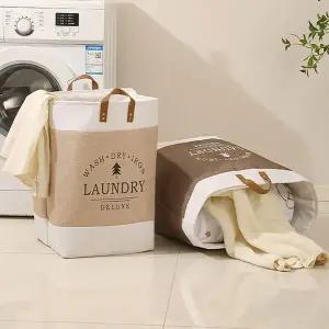 장난감 이불 빨래 세탁 보관 다용도 손잡이 바구니 (WFGVQPN)