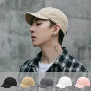 숏챙모자 창짧은 볼캡 소두 커플 남녀공용 야구모자