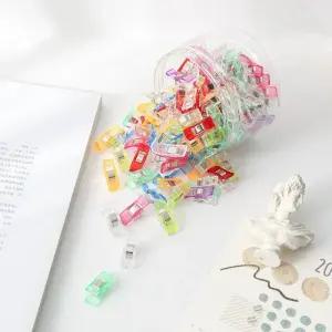 시접 고정용 집게 100개입 시침핀 클립 원단고정용