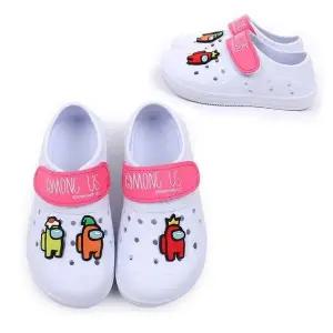 초등 유치원 아동 어몽어스 캐릭터 EVA 실내화 찍찍이 (WFGWX2O)