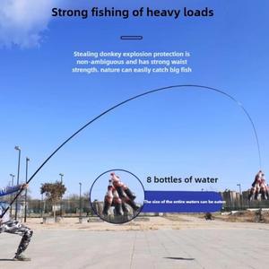 초경량 파워 핸드 로드, 캔 A 페체 19 튠 고탄소 강한 허리 대만 낚싯대, 6H, 8H