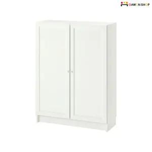 BILLY/OXBERG 도어가 있는 여닫이 수납장/책장 (80x30x106cm)