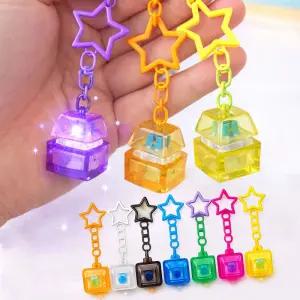ASMR 딸깍이 키링 별모양 키캡 클릭커 귀여운 키홀더