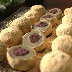 전통 방앗간 찰보리 콩쑥떡 국내산 HACCP 개별포장 40gx10개 굳지않는 전통떡 간식