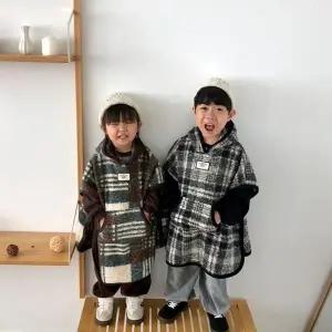 뽀글망또 아동 캠핑 판초 후드조끼 802016 (WFFUN4A)