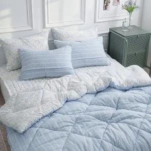 [윤스홈] 몽글 소프트터치 가을겨울 양면 이불베개 슈퍼싱글