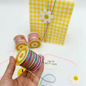 1롤 추천 인기템 선물상자 50M 컬러끈 포장끈 꾸미기 구디백