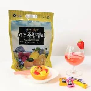 제주도 말랑말랑 종합젤리(한라봉/감귤/백년초/블루베리)