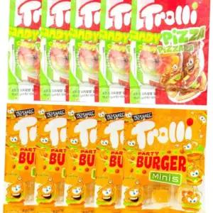 트롤리젤리 트롤리피자햄버거젤리세트 피자(5개)+햄버거(5개)