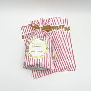 [2개구성] 리본 봉투 답례품 구디백 핑크 ST 50매 가방 사은품 유치원 어린이집 포장 선물 AWFG9E9Y