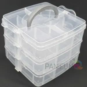 [골드스마일]소형 칸막이 정리함 자수실 보관함 나사 부품 소품 수납함