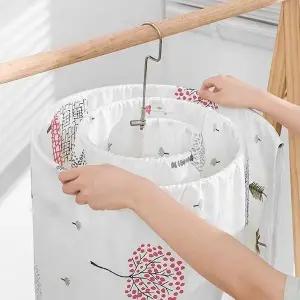 나선형 접이식 이불 빨래 건조대 옷 건조대 이불 걸이 (WFJUY5T)