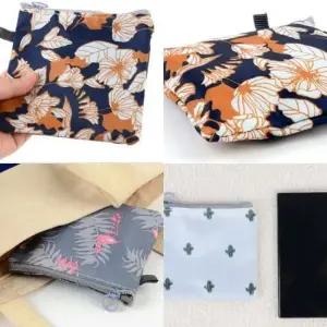 생리대가방 생리대 파우치 납작파우치