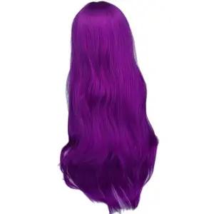 투톤컬러 인모염색가발 파티 패션 코스츔 꾸밈 젊은여성가발 퍼플