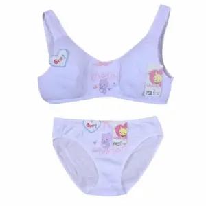 주니어일체형브라 여아동 주니어 1단계 스포츠브라 세트 초등팬티 학생