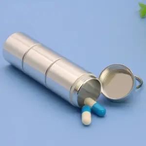 여행 스테인리스 약파우치 알약통 휴대용 약케이스 약수납함 약보관 일주일용