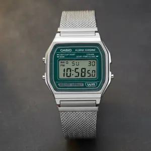 [카시오]스퀘어 남녀공용 커플 전자시계 학생 손목시계