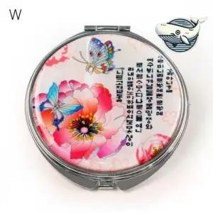 화려한 자개손거울 장미꽃 디자인 메이크업 WFHA5SB