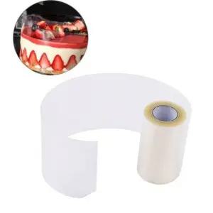 마무리케이크띠지 크기맞추는 무스롤 깔끔한 크림 케이크둘레 5매 70cmx8cm 알라 크림치즈 포션치즈