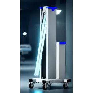 이동식 UV 살균기 소독기 소독 스탠드 자외선 램프 게이트 68W