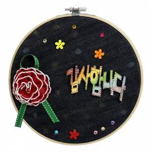 카네이션 수틀 5입 포장 플라워 스템 리본 꽃다발 장식 재료 수제 카드