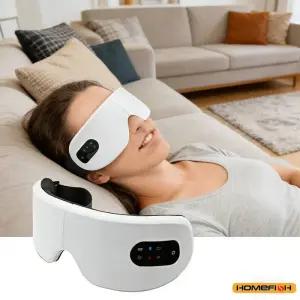 온열안대 보온 안대 올인원 블루투스 눈 마사지기 4D 공기압 진동 스마트 마스크 무선 충전 기능 관리 휴식