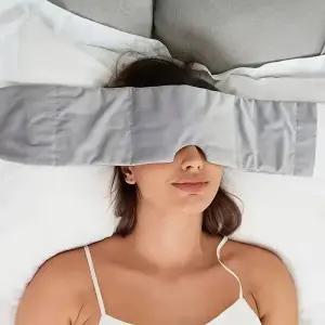 온열안대 보온 안대 중력 수면 무게감 헤드밴드 빛 차단 피로 마스크 휴식