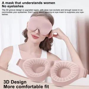 온열안대 보온 안대 1개 3D 수면 남여공용 피로 블라인드폴드 눈가리개 자연 블라인드 아이 패치 피부 관리
