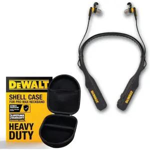 디월트 블랙 에디션 프로 블루투스 넥밴드 이어폰 케이스 세트