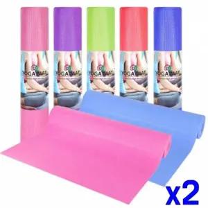 [골드스마일]WL 스포츠 요가매트 소 4mm x2개 필라테스 요가용품