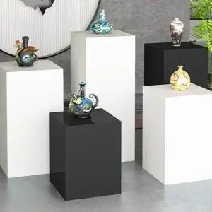 블랙 사각 스툴 디스플레이 촬영소품 디피 진열대