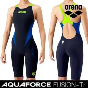 아레나 여아동 선수용 반전신 수영복 U117502 실내수영