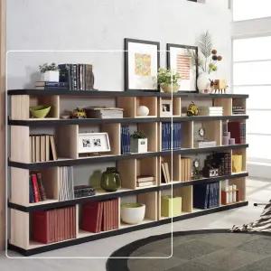 로이젠 원목 4단 1500책장