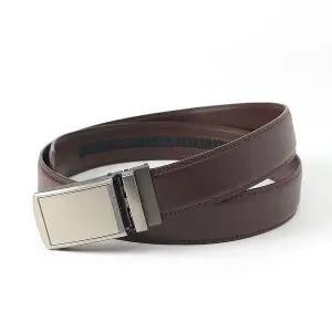 자동버클 남성 정장벨트 소가죽 캐릭터