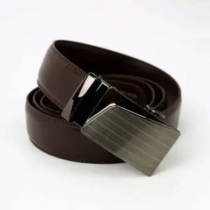 소가죽 남성 정장벨트 자동버클 원형
