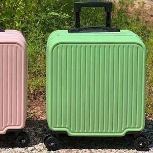 TEA 가방 미니 GREEN 캐리어 18형 트레빌 모니카