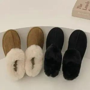 여성 털신발 울부츠 발편한 기모방한화 브라운230 WC67DC5