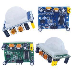 10PCS HC-SR501 AM312 Arduino 용 IR 초전기 적외선 미니 모듈 모션 센서 감지기 브래킷 조정
