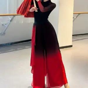 라인 스포츠댄스 힙스카프 랩 그라데이션 공연복