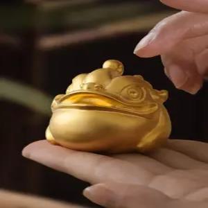 골드 두꺼비 복 황금 상자 기념품 생신 재물 행운 집들이 선물