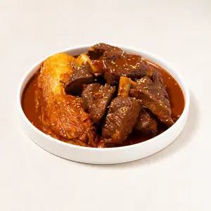 청기와 묵은지 매운 돼지갈비찜