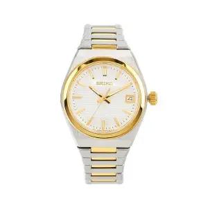 [신세계라이브쇼핑]세이코 SUR578P1 클래식 아날로그 라운드 콤비 여성 메탈시계
