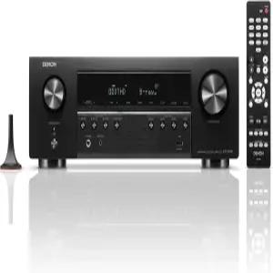 데논 AVR-S670H 5.2 Ch 홈 시어터 수신기 8K UHD HDMI 수신기(75W x 5) 내장 HEO 블루투스 및 Wi-Fi 돌비