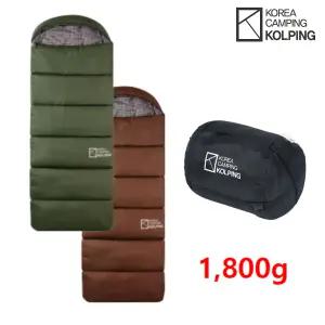 [콜핑] 침낭우드론1800G 사계절 보온 캠핑 낚시 레저 (KFA3445U)
