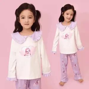 티니핑 오로라핑 카라 피치스판 9부 잠옷 / 키즈 수면 유아 여아 파자마