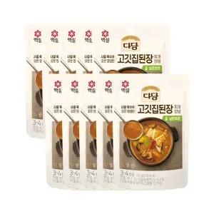 다담 고깃집 된장찌개 양념 130g x10개