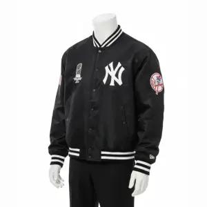 NEW ERA MLB 뉴욕 양키스 월드시리즈 챔피언스 재킷 블랙