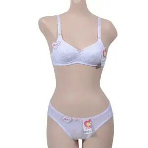 구름패턴 주니어 2단계 샤통 브라팬티세트 (WFH6XYE)