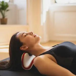 스마트 경추스트레칭기 목견인기 넥스트레처 마사지 안마기 베개형 목스트레처