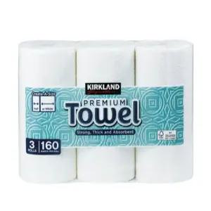 커클랜드 시그니춰 종이 타월 160매 x 3롤 코스트코 키친타올